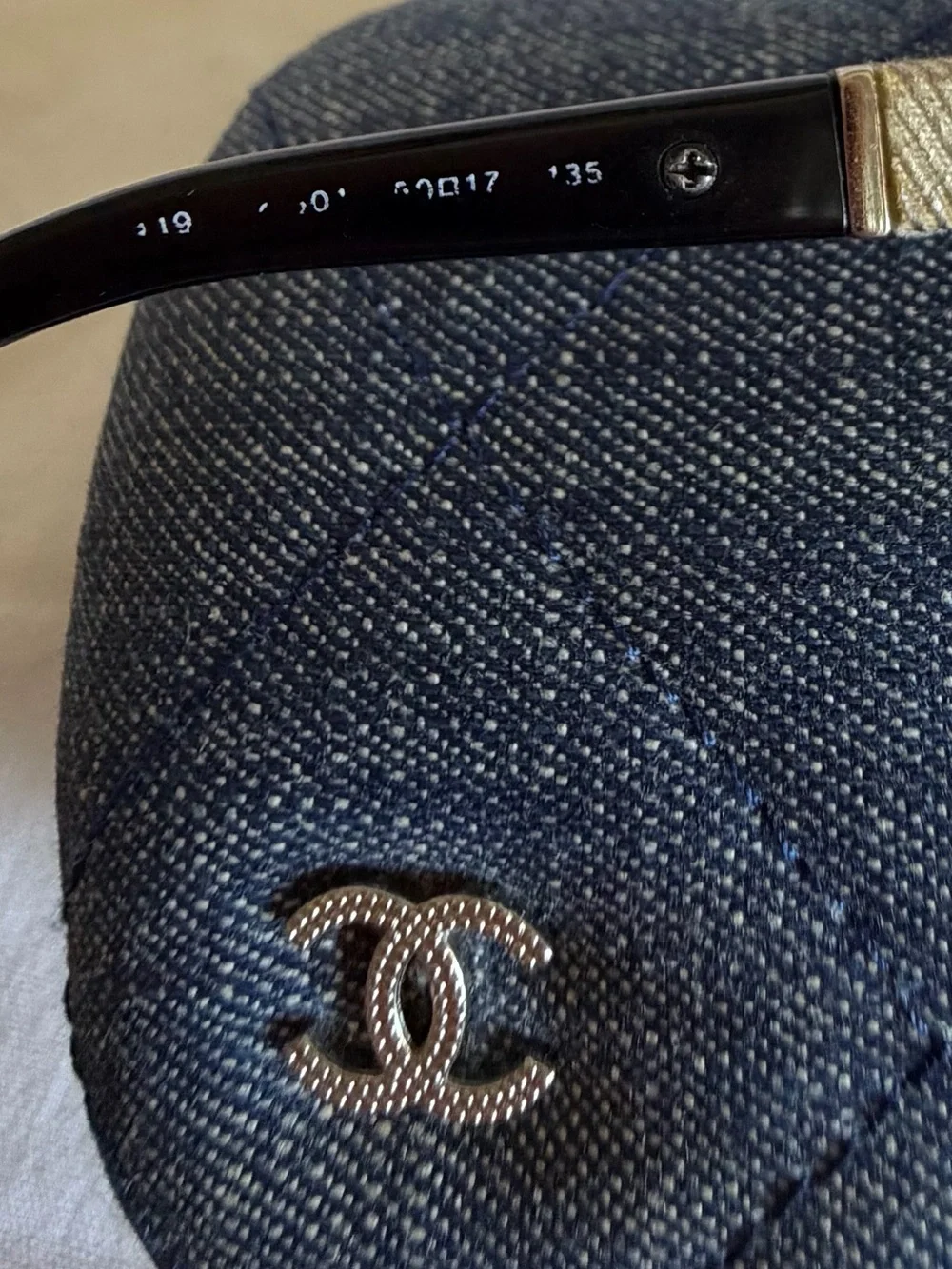 Chanel Eyeglasses frame   Prescription attached with yellowish lens